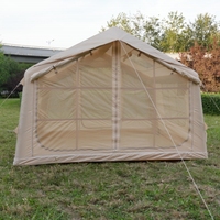 Tente de camping gonflable avec auvent extensible, imperméable, pare-soleil automatique, quatre saisons, portable, pliable, en PVC Oxford 300D