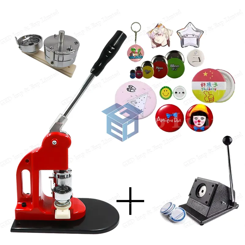 Vòng Tròn Tự Làm Hình Chữ Nhật Hình Trái Tim Hình Ngôi Sao Key Ring/Bottle Opener/Tủ Lạnh Magnet Pin Nút Badge Making Machine