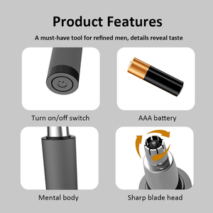 Recortadora Personal Wahl Micro Groomsman a Batería, Higiénica, Enjuagable, con Cabezales Intercambiables Sin Dolor para Hombres y Mujeres - Product Image 3