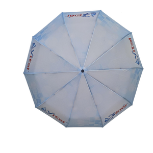 Parapluie pliant automatique moderne en pongee à 10 baleines, coupe-vent, 3 sections, haute qualité, avec logo personnalisé pour le Cambodge, vente en gros - Product Image 6