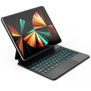 Teclado mágico magnético para iPad Pro, teclado inalámbrico con Bluetooth tipo C, 12,9 pulgadas, 2022/2021/ 2020 /2018, novedad