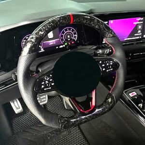 Pièces de voiture modifiées Volant en forme de cœur Volant en fibre de carbone forgé Bateau pour Volkswagen Tiguan - Product Image 6