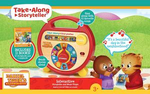 Appareil interactif d'histoires pour enfants en bas âge |   Jouet à emporter <span class=keywords><strong>Daniel</strong></span> Tiger personnalisable en usine OEM - Product Image 2