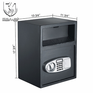 Bán Hot thép điện tử kỹ thuật số khóa an ninh tiền gửi an toàn với LCD hiển thị CE/ROHS chứng nhận hoàn toàn lắp ráp - Product Image 2