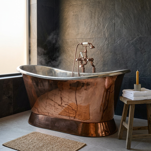 Copper Free-Standing <b>Bath</b> Tub with Claw Foot Design Copper Free-Standing <b>Bath</b> Tub with Claw Foot Design - Indian Home Crafts - Product Image 2
