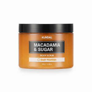 Kundal 550กรัมแมคคาเดเมียและสครับขัดผิวกายด้วยน้ำตาลเช่นแป้งเด็ก - Product Image 2