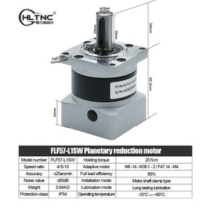 Riduttore Planetario HLTNC Rapporto 4 5 10 FLF57 per Motore Passo-Passo Nema 23 - Product Image 5