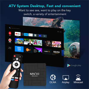 MX10 K2 High -quality TV Box <strong>Android</strong> 13 Allwinner H313 Set Top Box WiFi6G BT Voice Remote Control 4k - Product Image 3