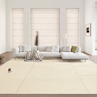 Neuer Luxuriöser Hochwertiger Polyester-Teppich für Wohnzimmer Schlafzimmer Rutschfester Dicker Gewebter Wasserdichter Rechteckiger Bodenteppich für Auto