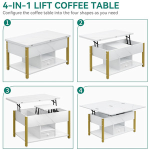 <span class=keywords><strong>Table</strong></span> <span class=keywords><strong>basse</strong></span> élévatrice pour salon <span class=keywords><strong>Table</strong></span> <span class=keywords><strong>basse</strong></span> multifonction 4 <span class=keywords><strong>en</strong></span> 1 avec espace de rangement se convertit <span class=keywords><strong>en</strong></span> <span class=keywords><strong>table</strong></span> à manger - Product Image 5