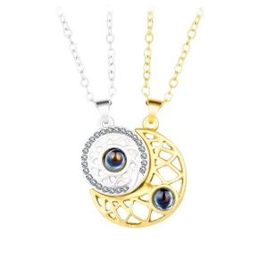 2025ใหม่สร้อยคอคู่รักฉายพระจันทร์เกาหลีสร้อยคอ<span class=keywords><strong>100</strong></span><span class=keywords><strong>ภาษา</strong></span>ฉันรักคุณสร้อยคอคู่รัก - Product Image 6