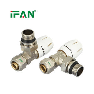 IFAN耐久性真鍮バルブ 1/2インチ <span class=keywords><strong>3</strong></span>/4インチ 真鍮ラジエーターバルブ 水用 真鍮サーモスタットラジエーターバルブ - Product Image 1
