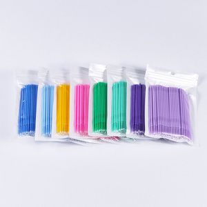 Nano Cotton Swab Small Tip Makeup Brush for Lash <b>Extension</b> Removal Eyebrow <b>Micro</b> Applicator - Product Image 1
