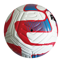 Ballon de football cousu à la machine, taille 5, en PVC durable, pour l'entraînement, les étudiants, promotion, cadeau, vente en gros, logo personnalisé