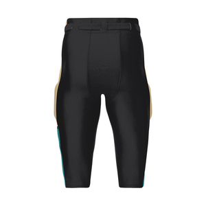 Pantalons de football américain personnalisés avec logo sublimé, 100% polyester, écologiques, respirants, unisexes, équipement d'entraînement en gros - Product Image 4