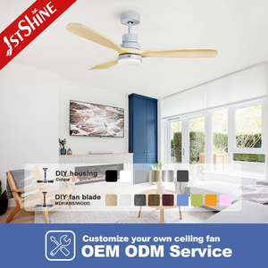 1stshine Ventilateur de plafond de bonne qualité 110v Smart Cheap DC Motor Ventilateurs de plafond pour plafonds bas - Product Image 4