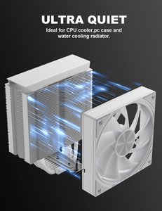 Ventilateur de refroidissement de bureau <span class=keywords><strong>upHere</strong></span> 120 mm, ventilateur PC PWM, ventilateur de boîtier silencieux, ventilateur d'ordinateur à haut débit d'air, ventilateur à faible bruit - Product Image 6