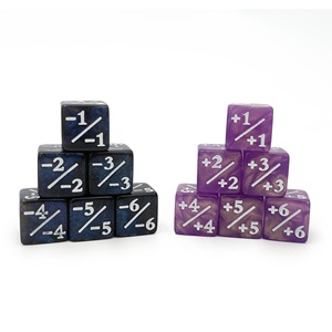 Juego de Dados MTG y DND Más Vendidos, 12 Dados Acrílicos Poliedricos con Purpurina Galáctica para Calabozos y Dragones, <span class=keywords><strong>Magic</strong></span> the Gathering - Product Image 2