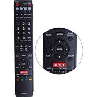 Control Remoto Universal de Repuesto GB118WJSA Compatible con Televisores Sharp GB172WJSA GB004WJSA GB005WJSA GA890WJSA GB105WJSA GA935WJSAE