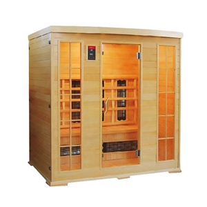 Salle de sauna infrarouge lointain de qualité supérieure Fenlin / Salle de sauna en bois / Salle de sauna russe - Product Image 3