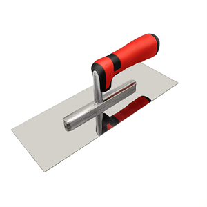 Fabbricazione utensili a mano 11 "X 4" impugnatura morbida in acciaio inox cemento lucidato superficie per stuccatura cazzuola in gesso - Product Image 1