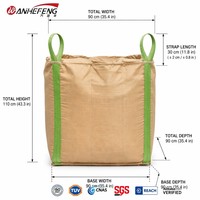 Sac Big Bag FIBC de 1500 kg avec doublure en aluminium pour l'emballage de poudres chimiques résistantes à l'humidité