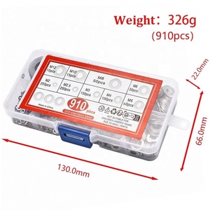 910/200 ชิ้น 304 สแตนเลสสตีลแหวนรองแบบแบนชุดอุปกรณ์เสริม (M2 M2.5 M3 M4 M5 M6 M8 M10 M12) เหมาะสำหรับตกแต่งบ้าน - Product Image 3