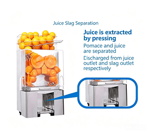 Machine à <span class=keywords><strong>jus</strong></span> <span class=keywords><strong>de</strong></span> citron et d'orange commerciale, électrique, en acier inoxydable, <span class=keywords><strong>extracteur</strong></span> <span class=keywords><strong>de</strong></span> <span class=keywords><strong>jus</strong></span> d'agrumes pour les magasins <span class=keywords><strong>de</strong></span> boissons - Product Image 3