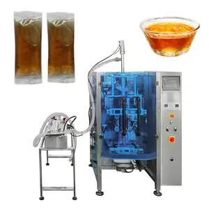 high efficiency Filling Sauce Honey Oil Juice bags 1 kg 3 sides sealing pvc bag honey packing machine automatic