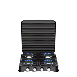 Sokany LB-57007 4-Burner Stainless Steel Gas Cooker <strong>Stove</strong> Portable Household Appliances Generous for All Sized Pots Skillets - Product Image 3