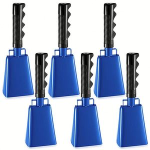 Top Quality Custom Cowbell with Handle Miniature Metal Cowbell for Drum Game Wedding Cheering <b>Cow</b> <b>Bells</b> - Product Image 2