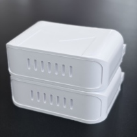 Interrupteur DIP LN T8 T5 allongé, support de lampe à aiguille partielle, vis, accessoires LED en plastique, tube PC, prise d'alimentation, jardin, AC 165-265V