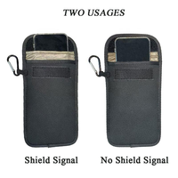 Pochette de protection anti-espionnage pour la protection de la vie privée contre les signaux GPS, WiFi et RF, pour conférences, anti-pistage, blocage des signaux, étui pour téléphone, sac de protection Faraday