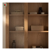 Contreplaqué décoratif Tongli en bouleau naturel 4x8 pieds, placage pour meubles de chambre, aménagements de boutiques et carcaisses d'armoires