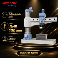 Machine à percer radiale Z30100, capacité de perçage de 100 mm, perceuse à colonne robuste pour le travail des métaux