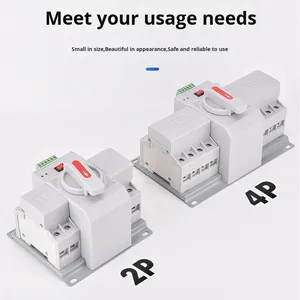 Commutateur automatique de transfert d'énergie double pour les ménages Classe CB Onduleur secteur <span class=keywords><strong>triphasé</strong></span> à quatre fils personnalisable PC Intelligent - Product Image 1