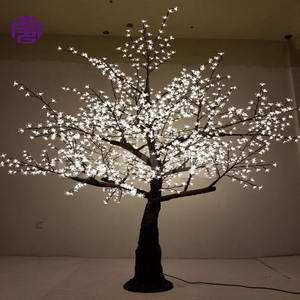 Elegant Outdoor PVC <b>LED</b> Cherry Blossom <b>Tree</b> <b>Light</b> for Garden Park Plaza Wedding Festival Scenic <b>Lighting</b> Display for Sale - Product Image 1