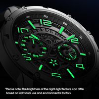 Montre à quartz multifonctionnelle lumineuse et résistante à l'eau pour homme, tendance et sportive, nouvelle collection Mark Fairwhale, vente en gros FW-5055