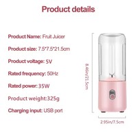 Thuis Keuken Accessoires Elektrische Mini USB 6 Bladen Juicer Cup Machine Fruit Keukengereedschap Draagbare Blender Juicer