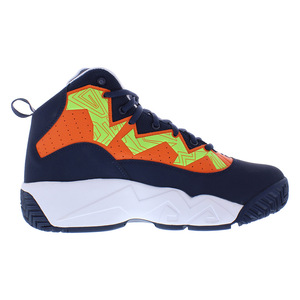 Chaussures pour hommes Fila Mashburn Couleur : Bleu habillé/Rouge orange/Blanc 100% authentique - Product Image 3