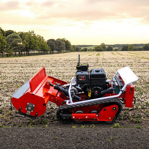 Petit robot coupe-herbe <span class=keywords><strong>largeur</strong></span> de coupe 800mm/1000mm/1200mm grande puissance moteur diesel télécommande tondeuse à gazon sur chenilles tondeuse à fléaux - Product Image 1