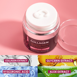 FATAZEN Crème Hydratante Anti-Âge Anti-Rides Visage OEM Lissante Hydratante Acide Hyaluronique <span class=keywords><strong>7</strong></span>% Collagène - Product Image 4