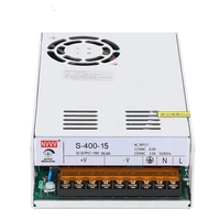 Transformateur LED 15v 400w SMPS 26A 15v 400W DC alimentation à découpage pour caméra CCTV et lumière LED S-400-15