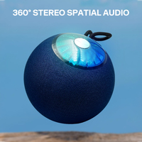 OEM/ODM Mini Speaker Portabel 5W RGB Fashion Terbaru untuk V5.3 IPX4 Tahan Air Suara Hi-fi Bass untuk Penggunaan Komputer Nirkabel