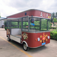 Vente de rue électrique, chariot à hot-dogs, camion à glaces, bar à jus, restaurant mobile, bus alimentaire entièrement équipé