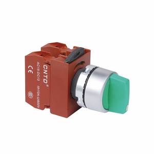 CNTD Changde C2SNS-F2/F3 Self-Locking Push-Button <b>Switch</b> Short-Handle Two-Position Three-Position <b>Rotary</b> <b>Switch</b> with Opening 22 - Product Image 1