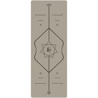 Tapis de yoga naturel en PU ultra-fin, antidérapant, anti-transpiration, personnalisable avec logo, léger, durable, écologique, universel, 1,5 mm, 183 cm