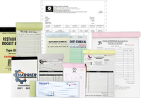 Livres de reçus autocopiants NCR en double personnalisé copie de carnet de commandes de vente en triple exemplaire de facture pro forma papier carton imprimé de toute taille