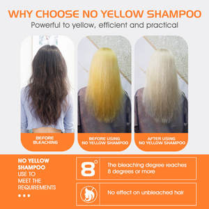 Venta al por mayor <span class=keywords><strong>de</strong></span> champú <span class=keywords><strong>de</strong></span> buena calidad Quitar el tono cobrizo plata sin amarillo púrpura para cabello rubio, gris, teñido - Product Image 4