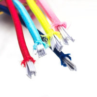 Vente en gros en usine, corde élastique élastique robuste, corde élastique tressée ronde en caoutchouc